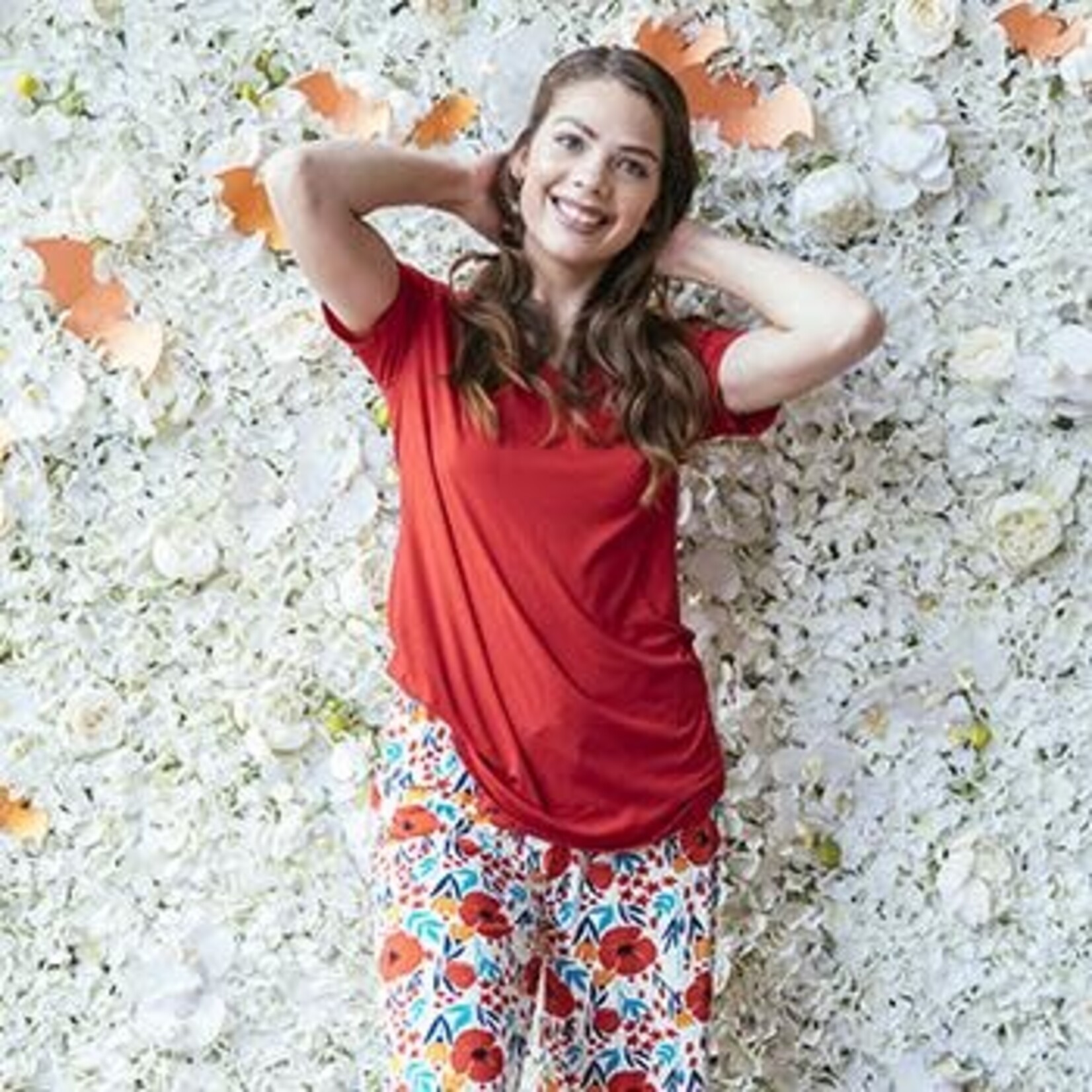 Hello Mello Hello Mello Nap Happy Dream Tee Red