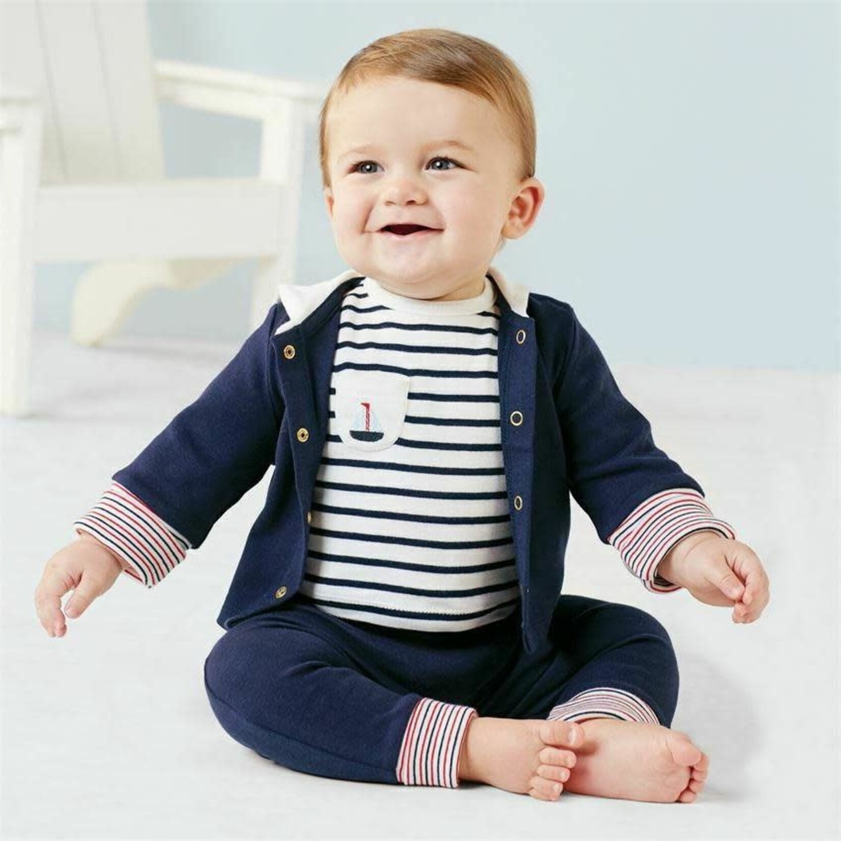 Mudpie Nautical 3 Pc. Set 0-3M
