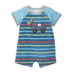 Mudpie Mudpie Fishing Truck Shortalls