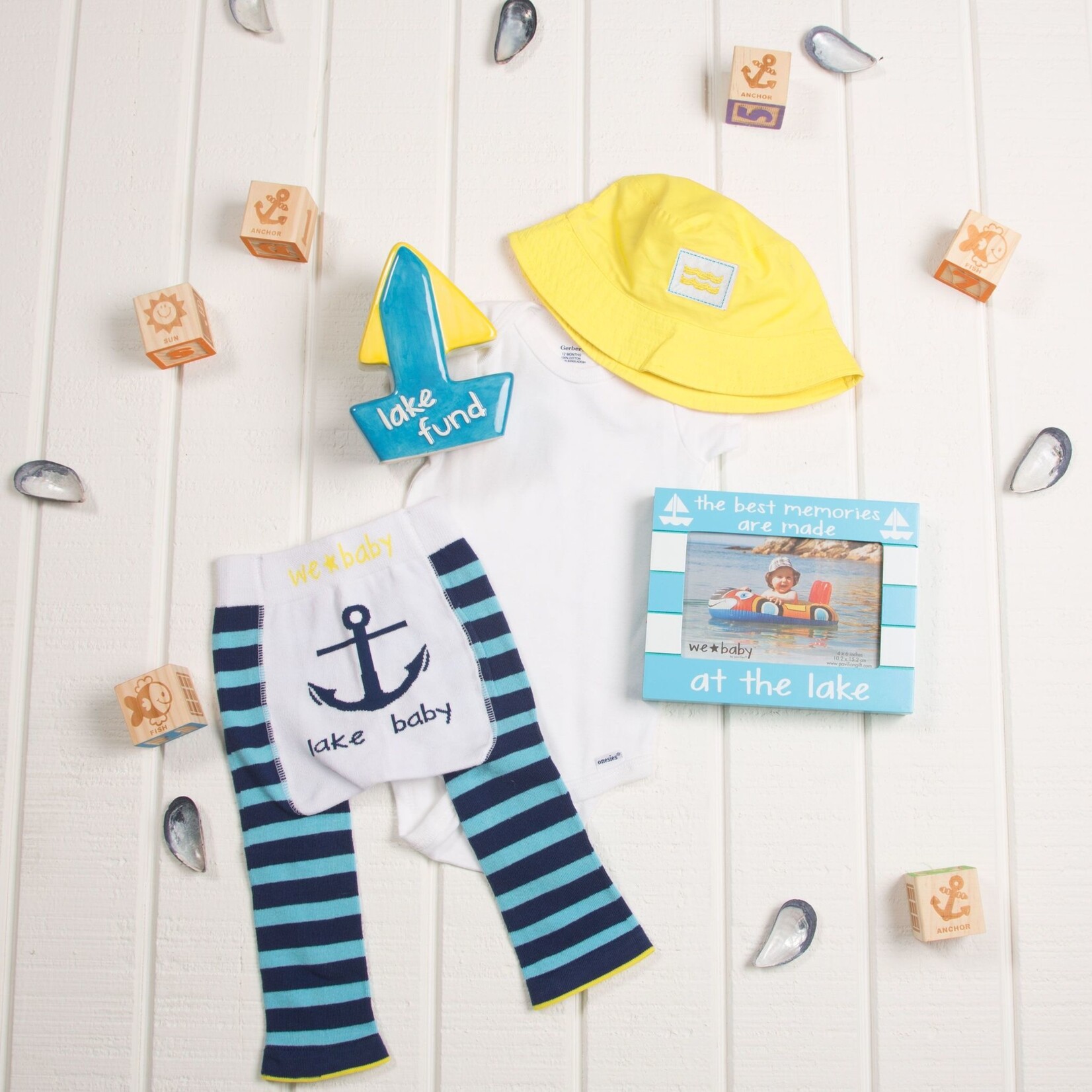We Baby Lake Baby Leggings 12-24M