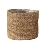 Creative Co-op Hand Woven Seagrass Basket, 7”