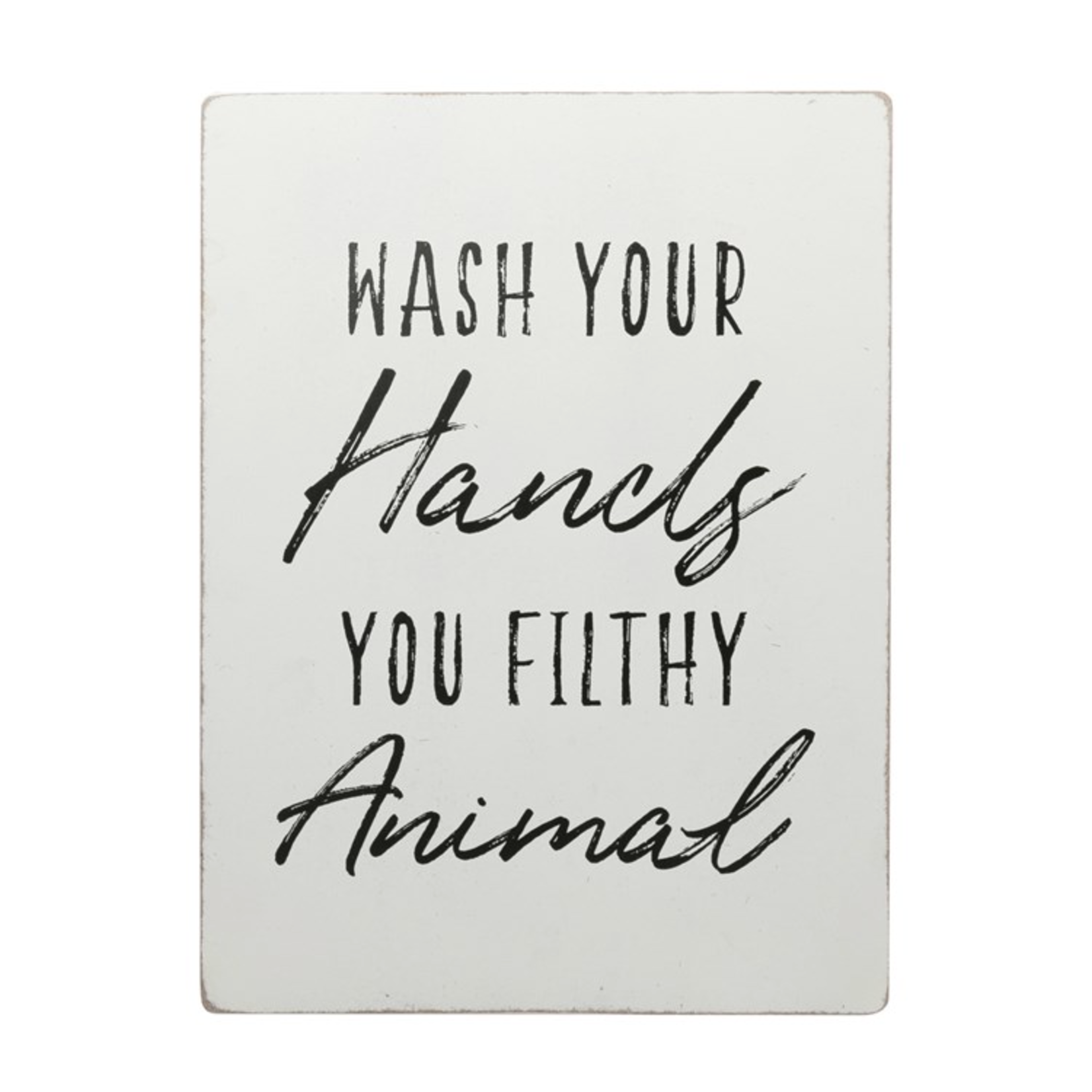 Creative Co-op Wash Your Hands Sign