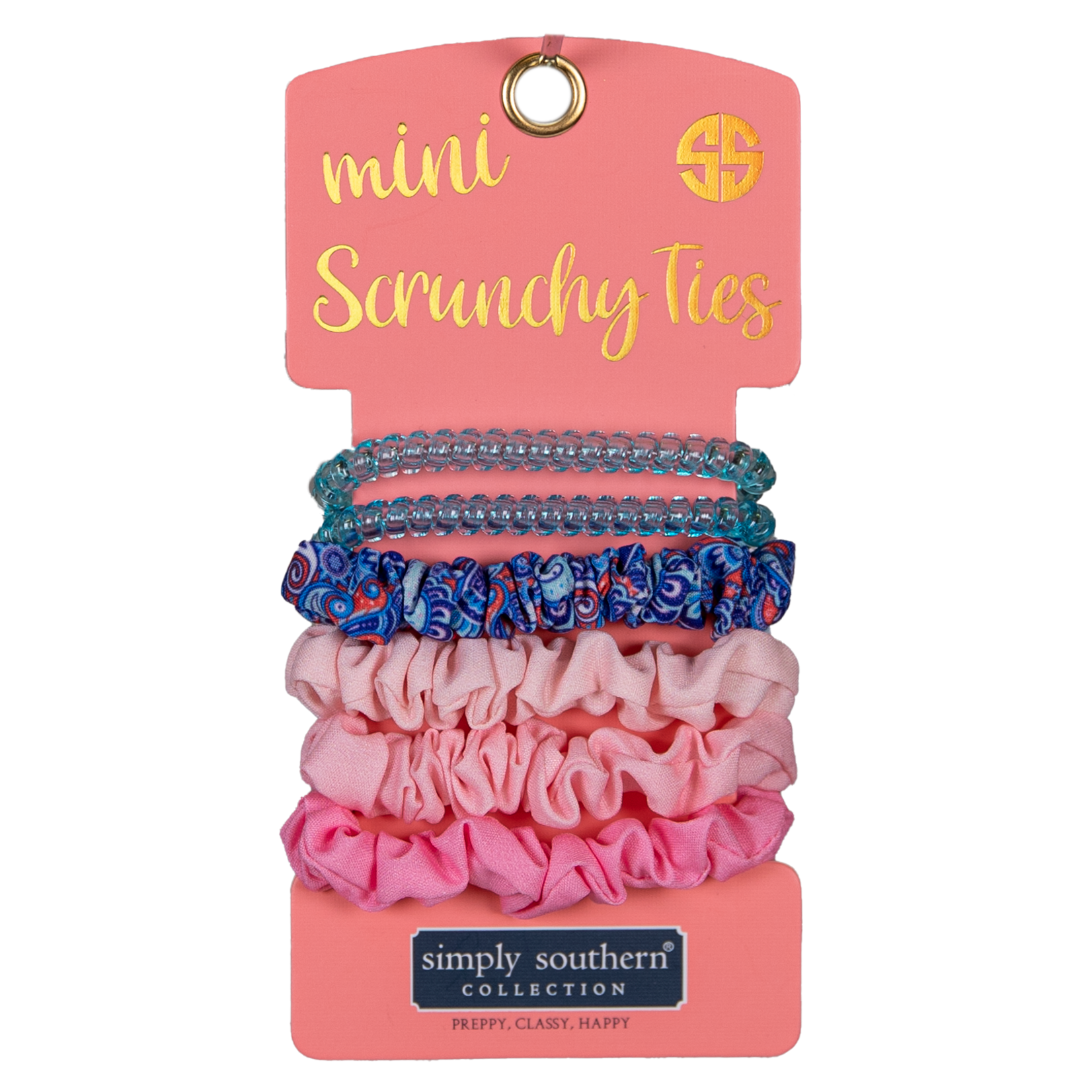 Simply Southern Mini Scrunchy Ties Paisley