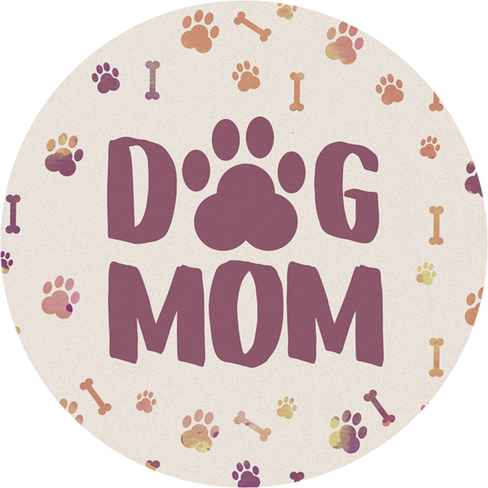 Carson Dog Mom Car Coaster