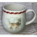 Creative Co-op Stoneware Woodland Animal Mug