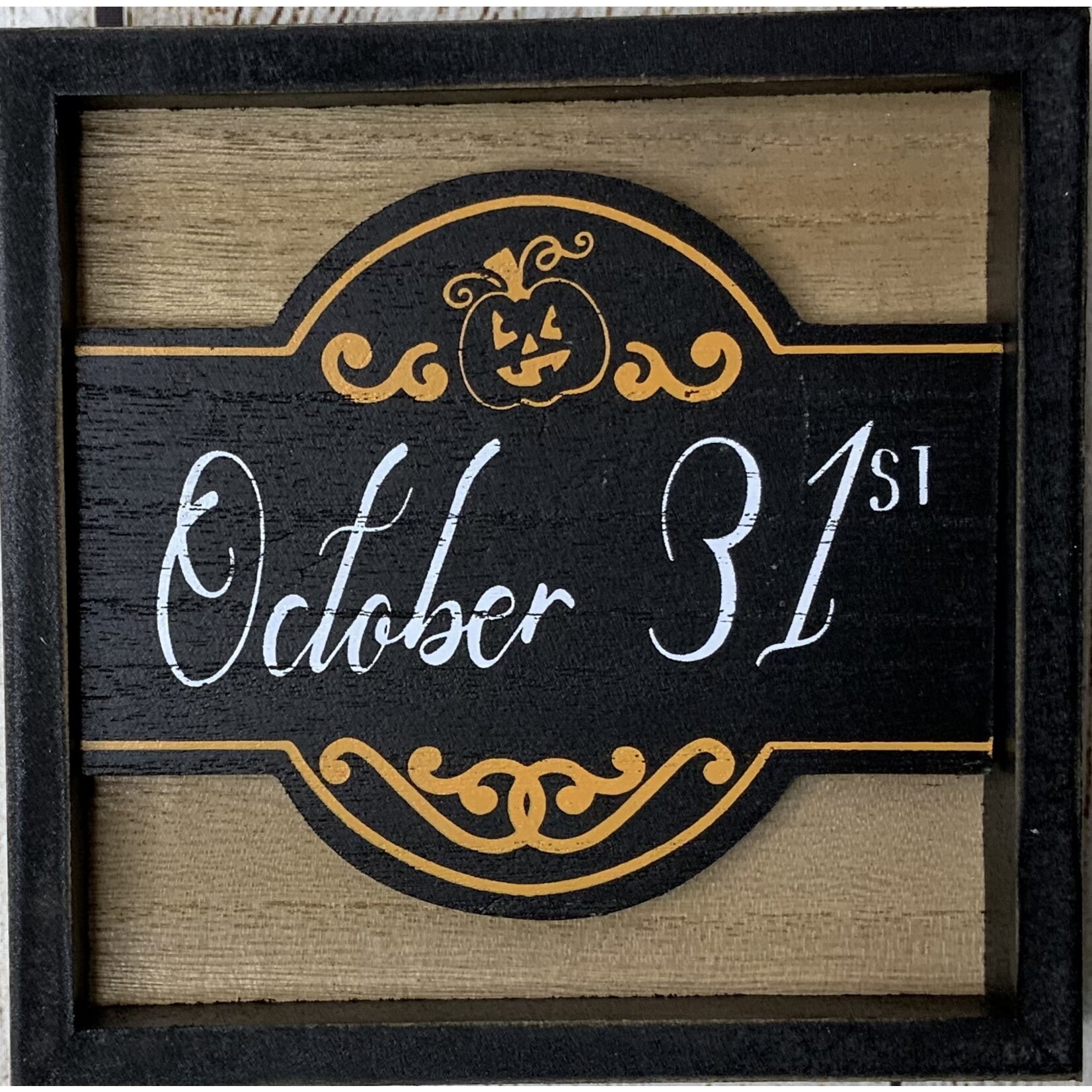 Youngs Halloween Box Sign