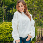 Simply Southern Fringe Sleeve Sweater