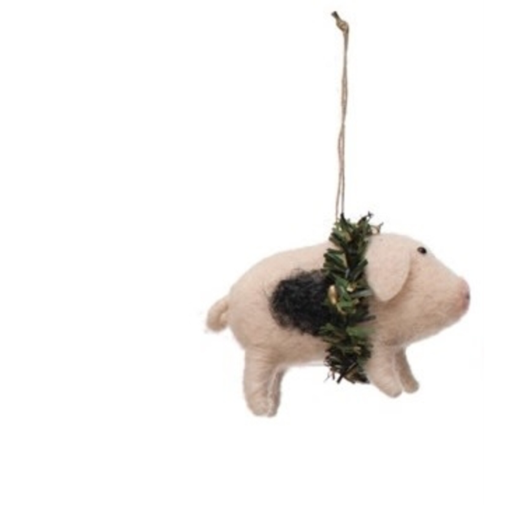 Creative Co-op Wool Farm Animal Ornament