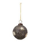 Creative Co-op Round Glass Bead Ball Ornament