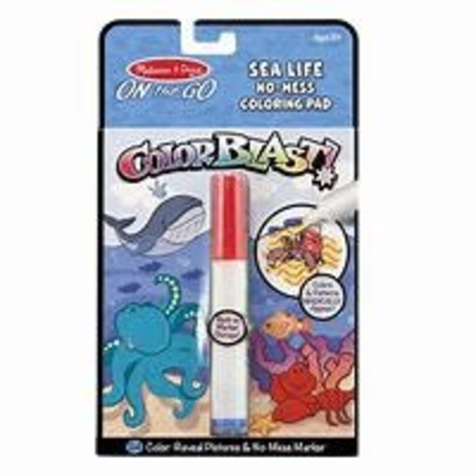 Melissa & Doug Melissa & Doug On the Go ColorBlast No-Mess Coloring Pad Sea Life