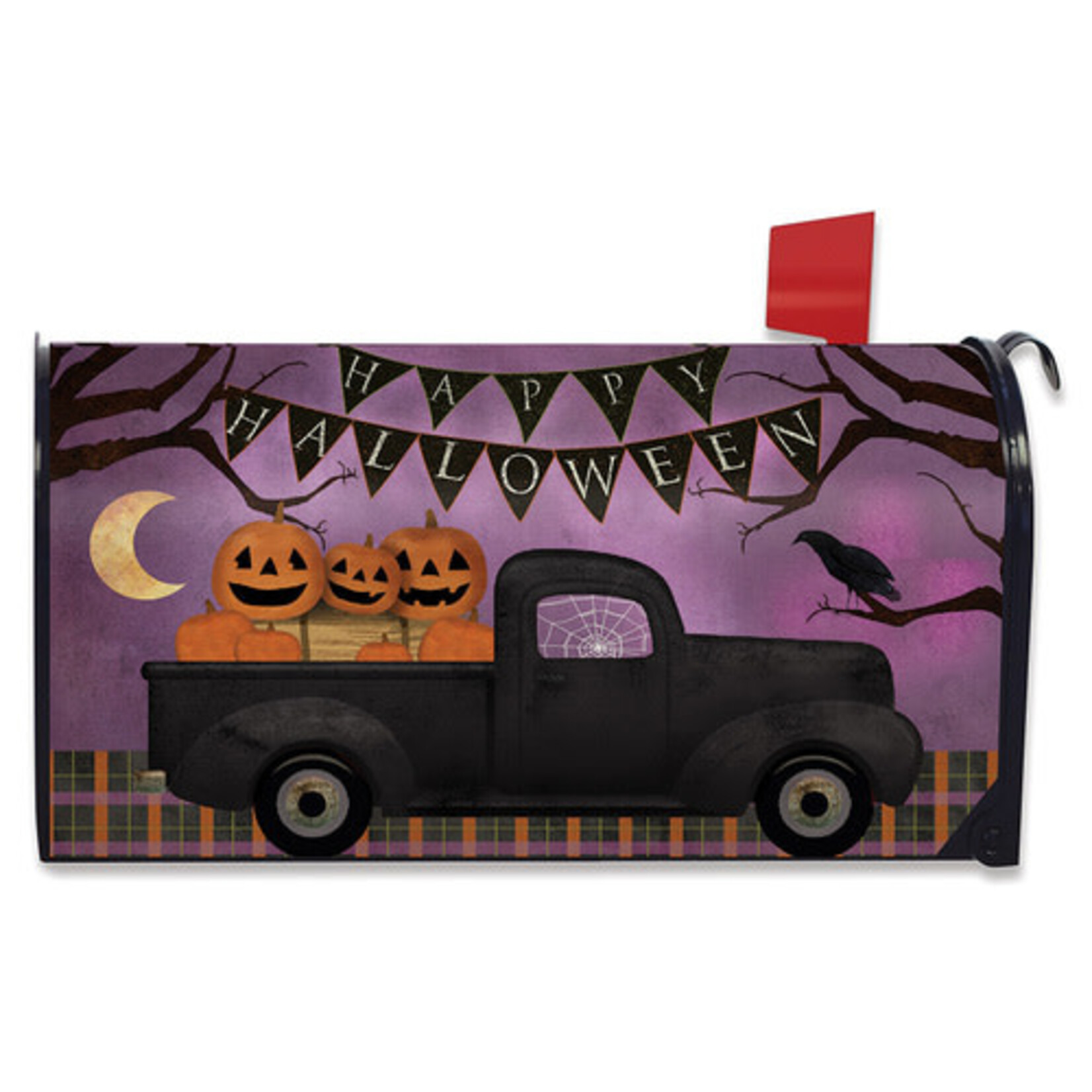 Briarwood Lane Halloween Truck Mailbox Cover