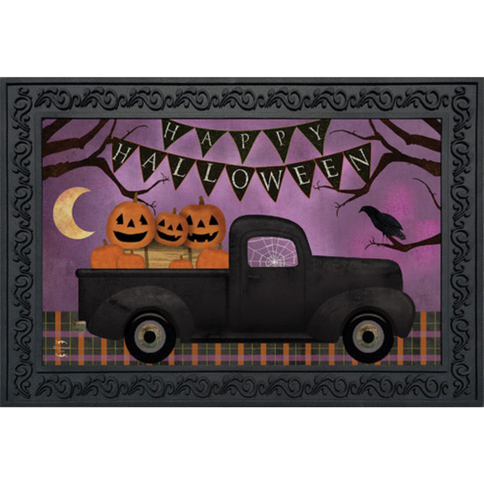 Briarwood Lane Halloween Truck Doormat
