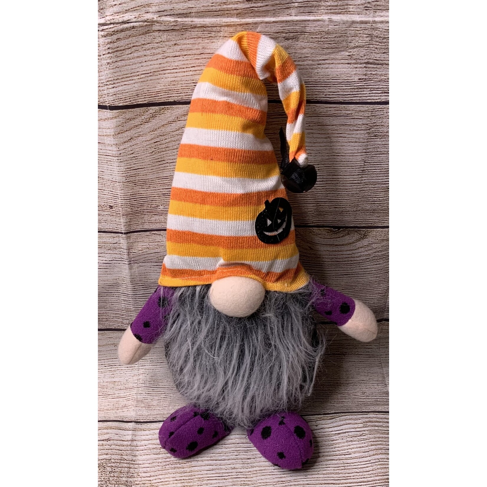 Gerson Halloween Plush Gnome 10”H