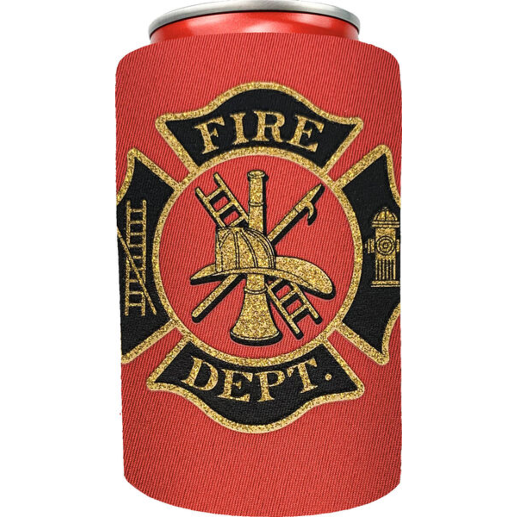 Spoontiques Fire Department Can Cooler