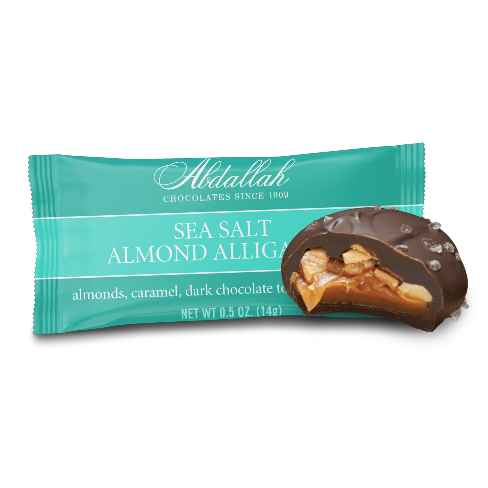 Abdallah Abdallah Sea Salt Almond Alligator Individual 0.6oz