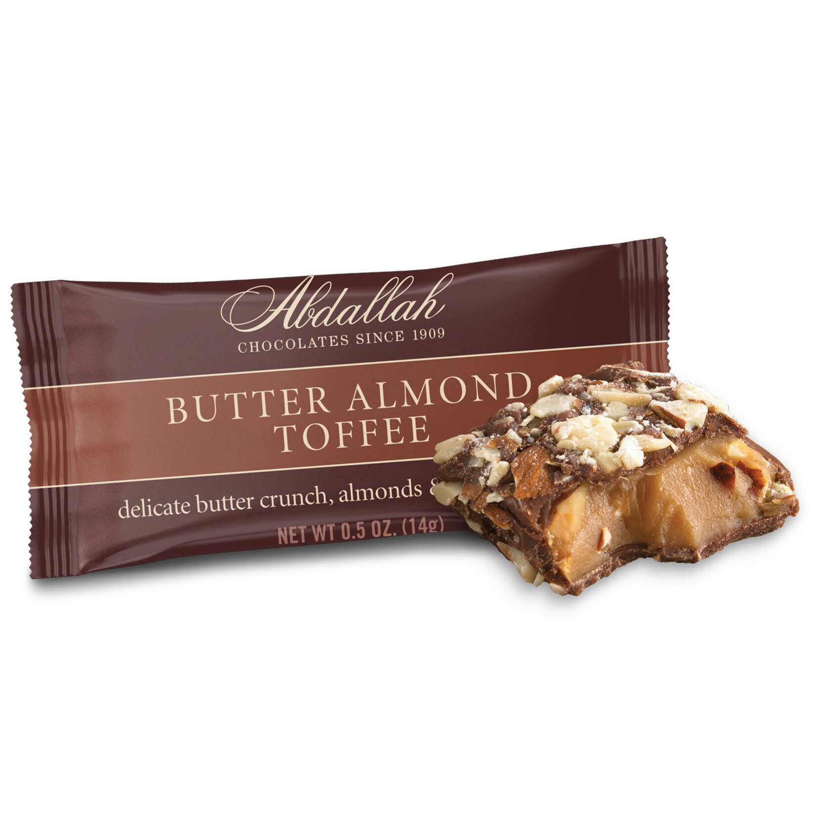 Abdallah Abdallah Butter Almond Toffee Individuals 0.6oz