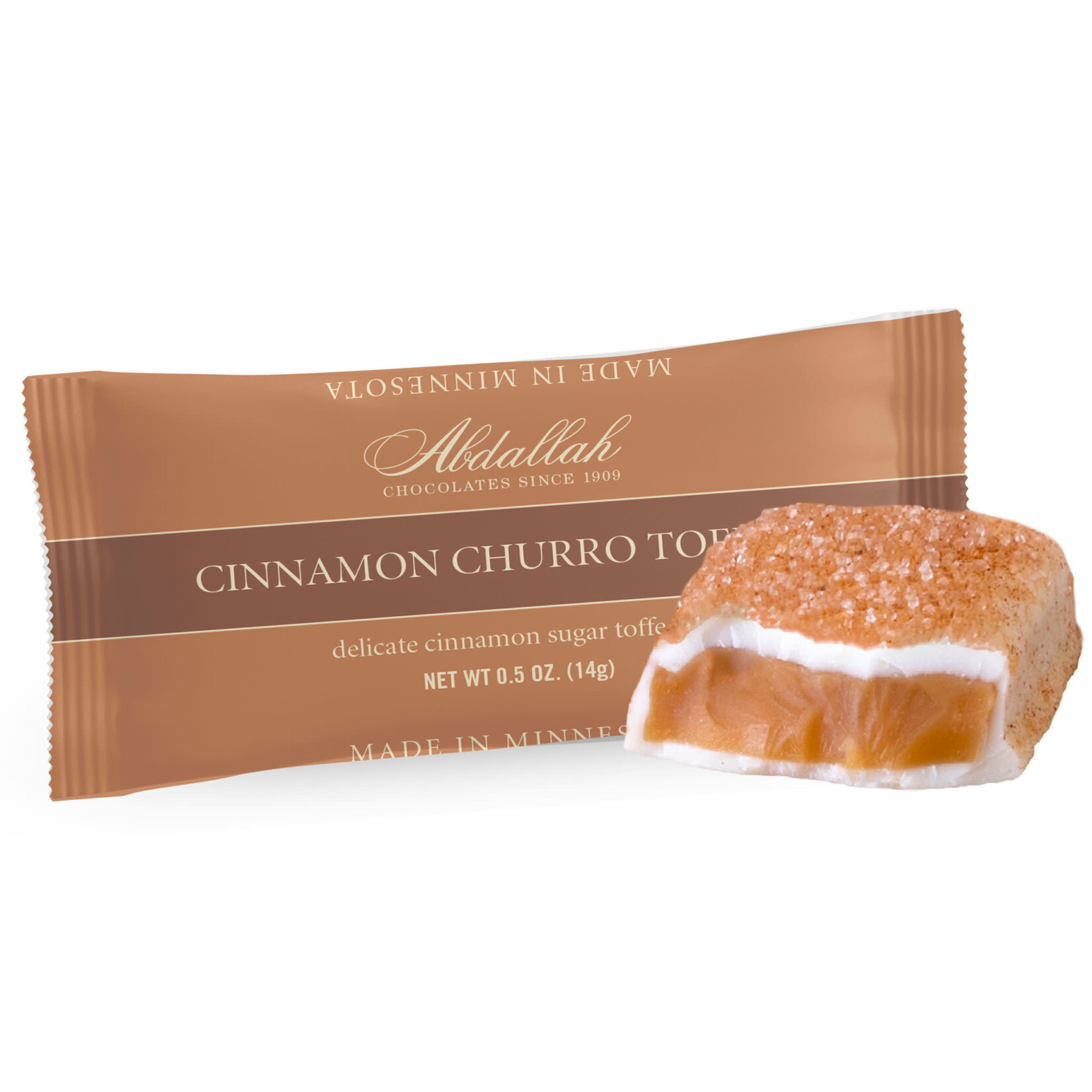 Abdallah Abdallah Cinnamon Churro Toffee Individuals 0.6oz