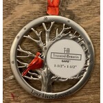 Ganz Cardinal Memorial Frame Ornament