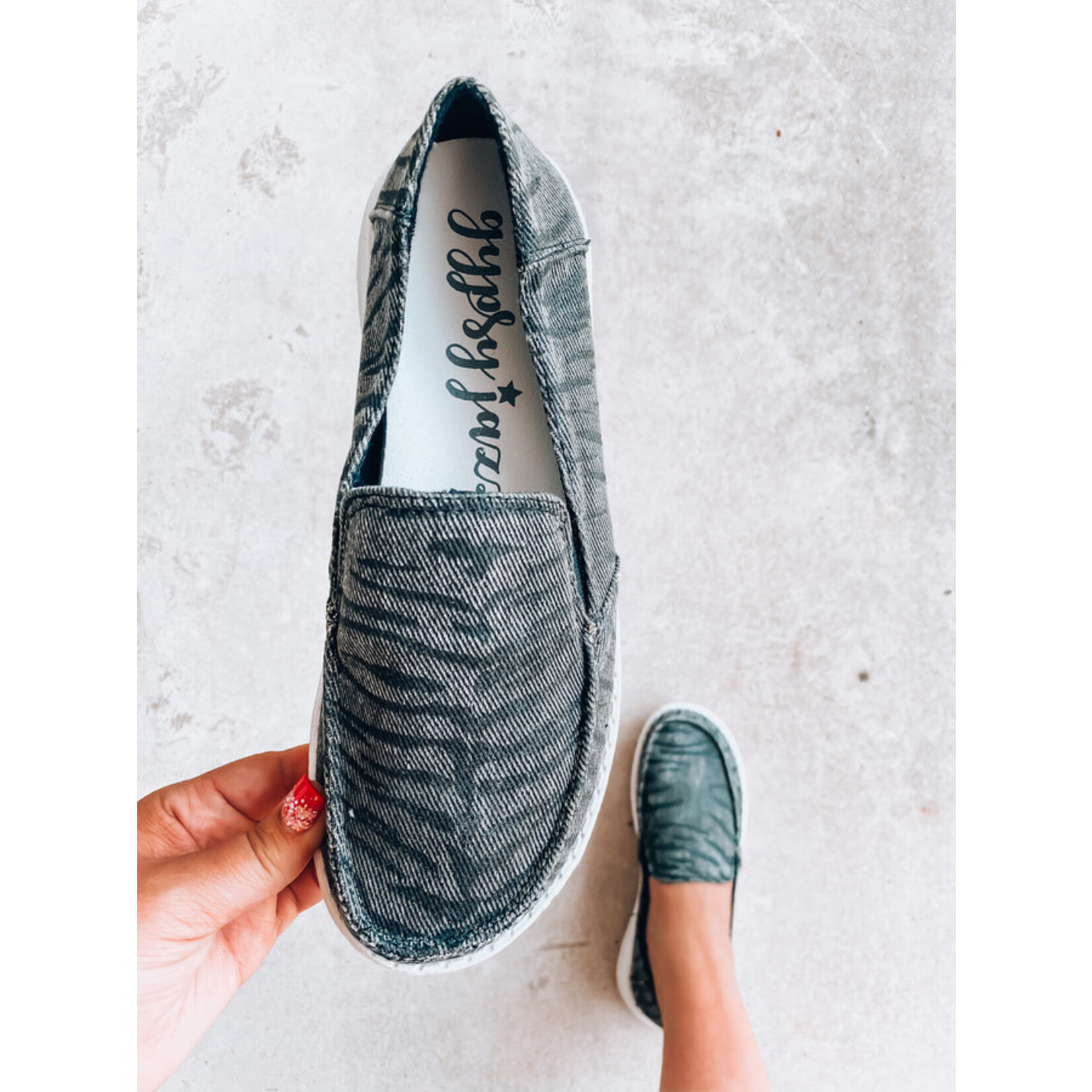 Gypsy Jazz Gypsy Jazz Sami Slip On Charcoal