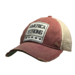 Vintage Life "American Strong" Vintage Distressed Trucker Cap
