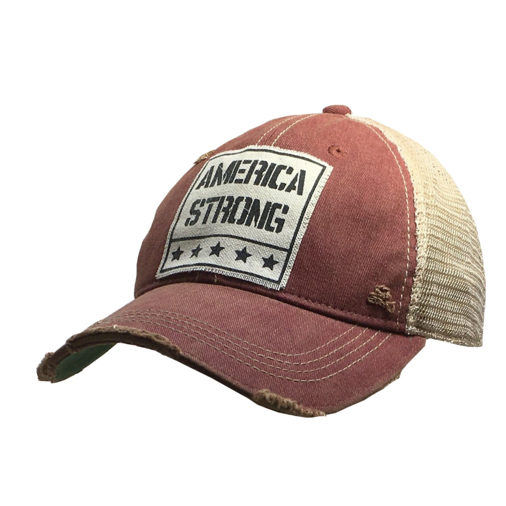 Vintage Life "American Strong" Vintage Distressed Trucker Cap