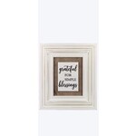 Youngs Wood Framed Sign w/Burlap
