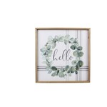 Youngs Wood Framed Botanical Sign