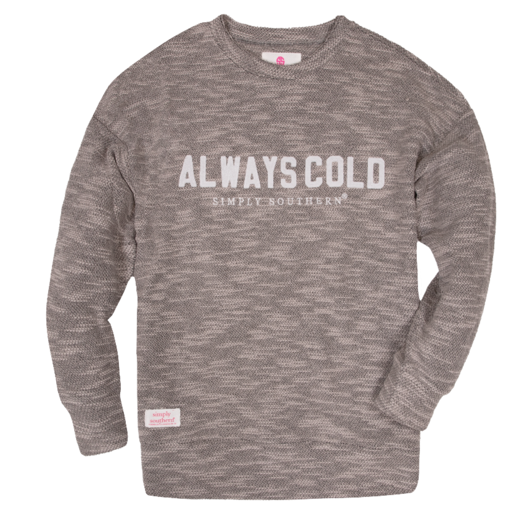 Simply Southern Simply Southern  Always Cold Terry Pullover Soft Crew