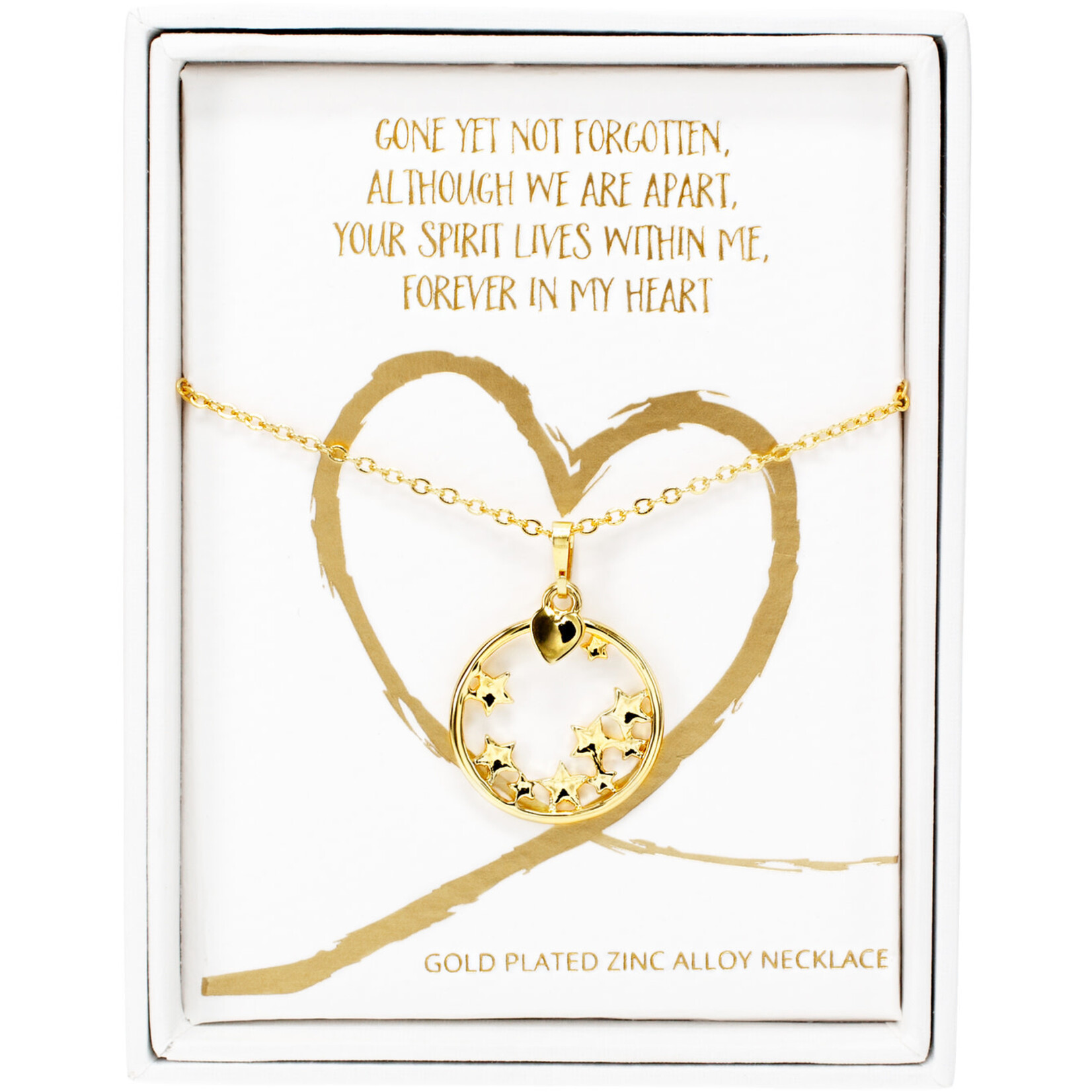Pavilion “Forever” Star Memorial Necklace Gold