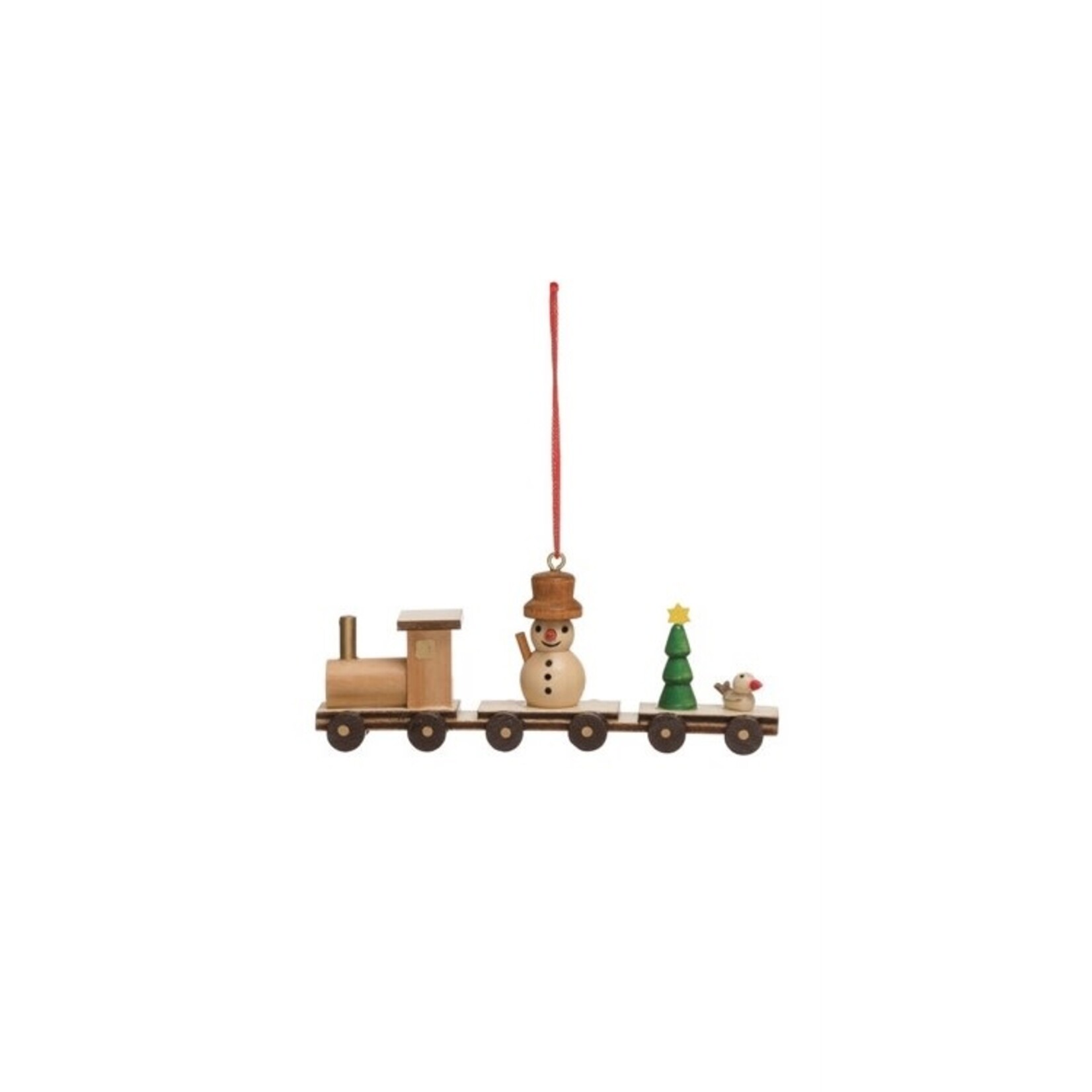Creative Co-op Wooden Train Ornament