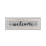Youngs Laser Cut Metal Welcome w/Blessing Bead Accent