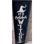 Gerson Wood Halloween Engraved Porch Sign