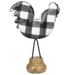 Ganz Metal Rooster on Stand