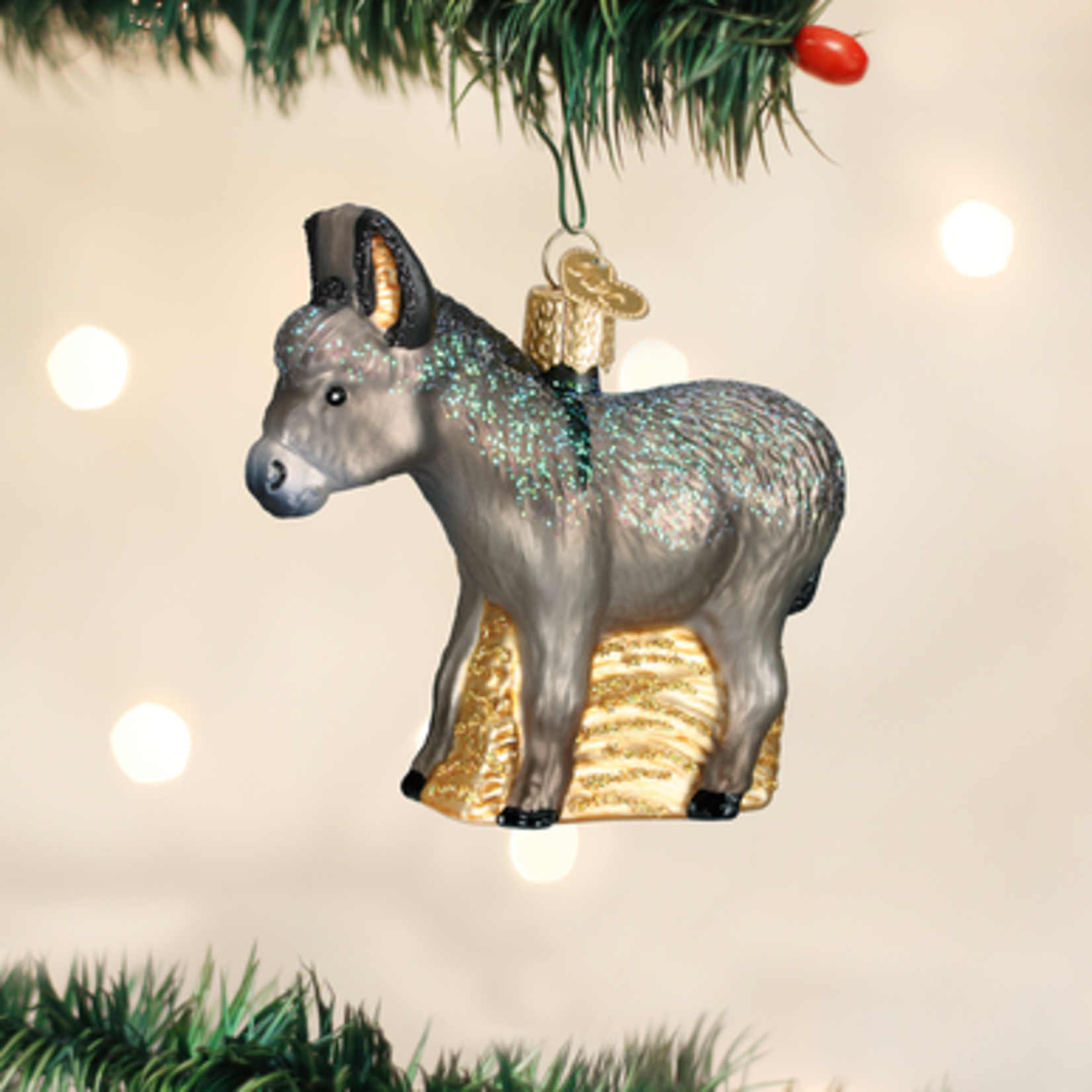 Old World Christmas Old World Christmas Donkey Ornament