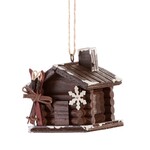 Giftcraft Wooden Log Cabin Ornament