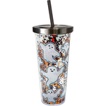 Spoontiques Boo Glitter Cup w/Straw