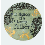 Spoontiques In Memory of a Loving Father Garden Stone