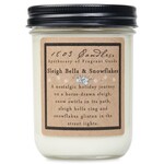 1803 1803 Sleigh Bells & Snowflakes Soy Jar Candle