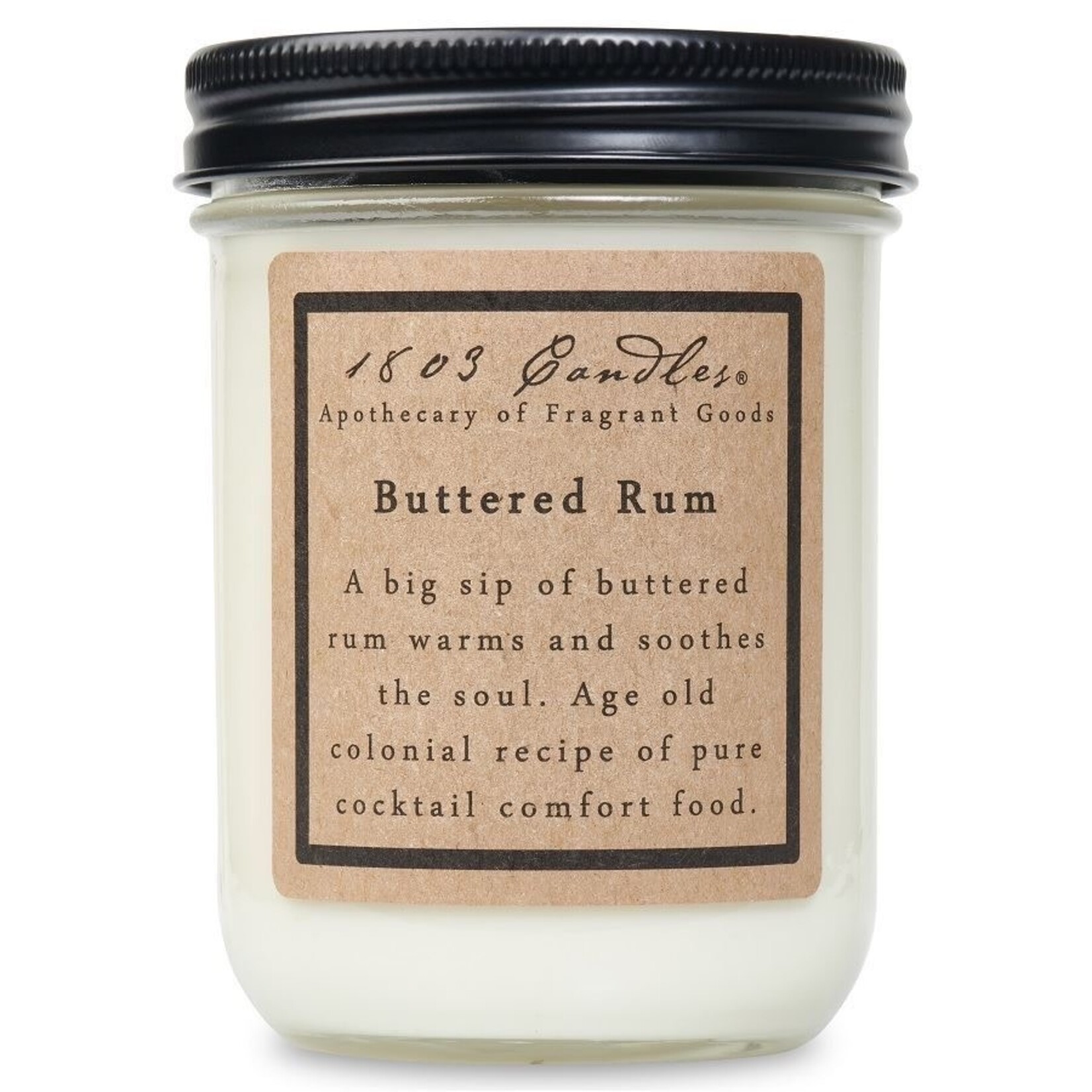 1803 1803 Buttered Rum Soy Jar Candle