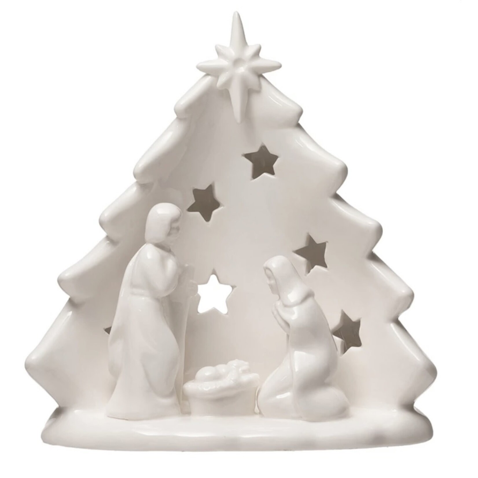 Creative Co-op Stoneware Holy Family