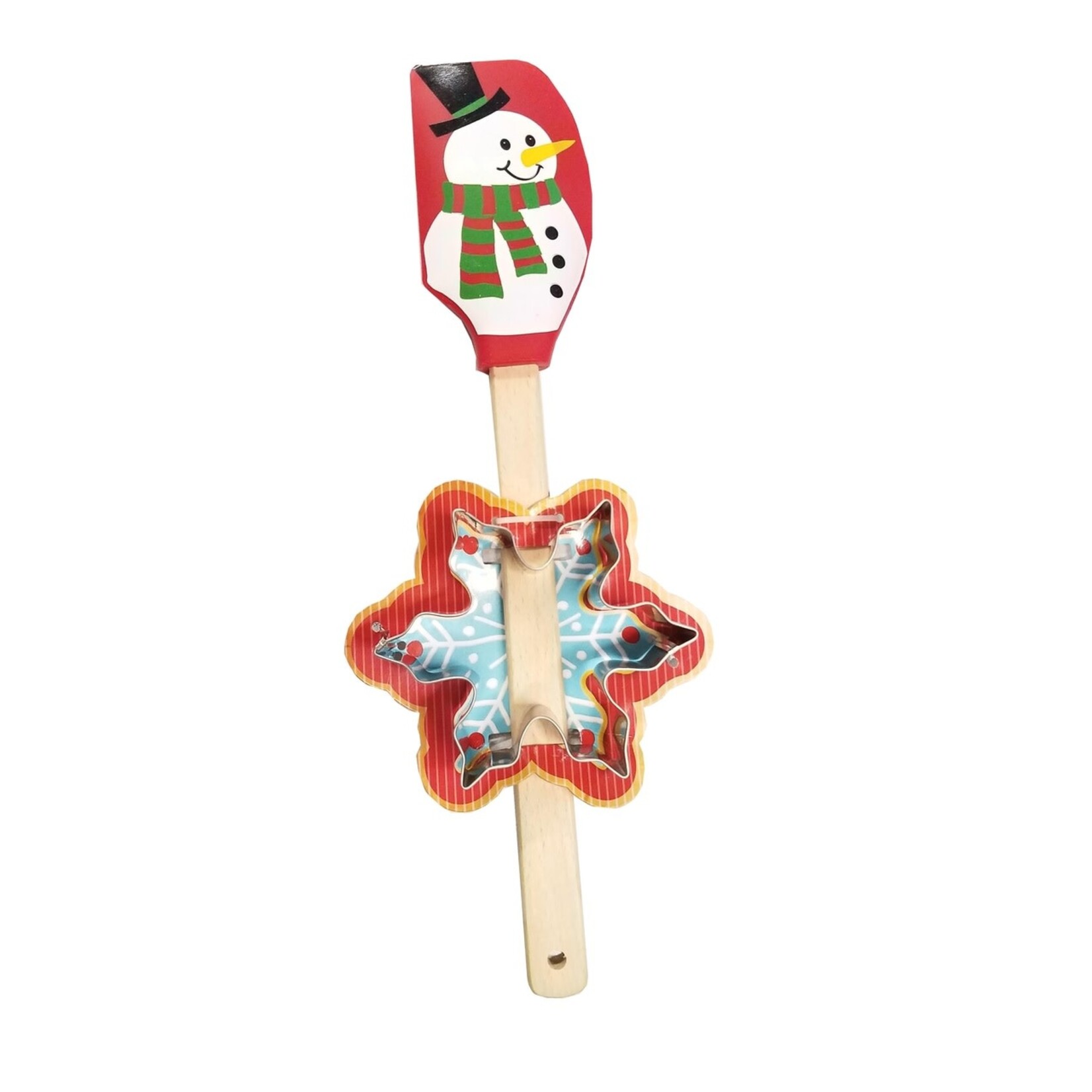 DEI Christmas Silicone Spatula w/Cookie Cutter