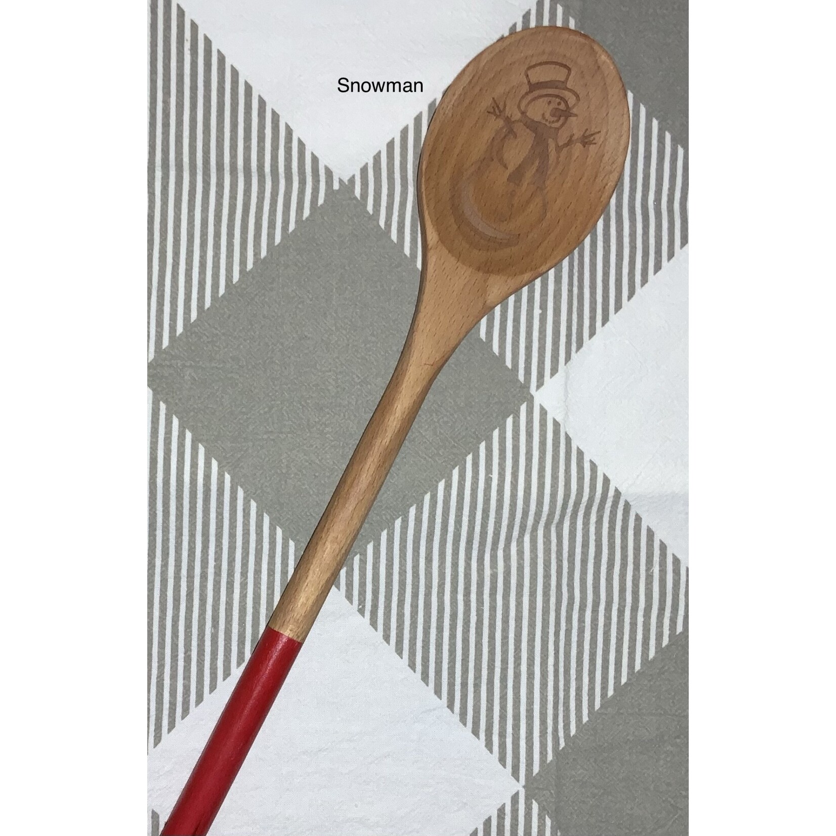 DEI Snowman Wooden Spoon