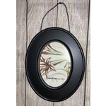 Creative Co-op Black 5x7 Oval Photo Frame