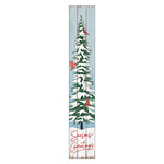 My Word! Seasons Greeting’s w/Tree & Cardinals Porch Board Sign