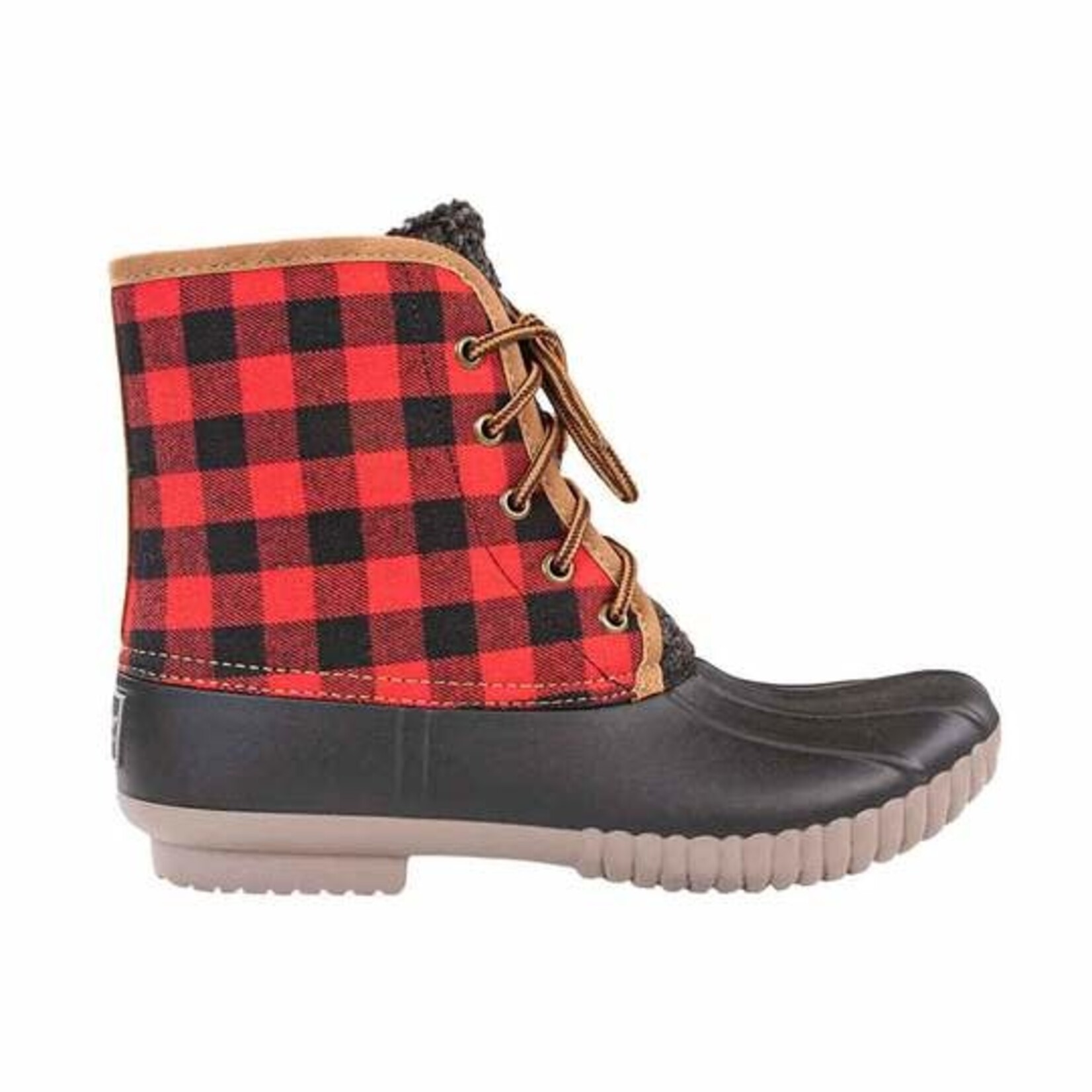 Simply Southern Simply Southern Plaid Lace Up Duck Boots