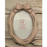 G! Pink Oval Frame w/Roses
