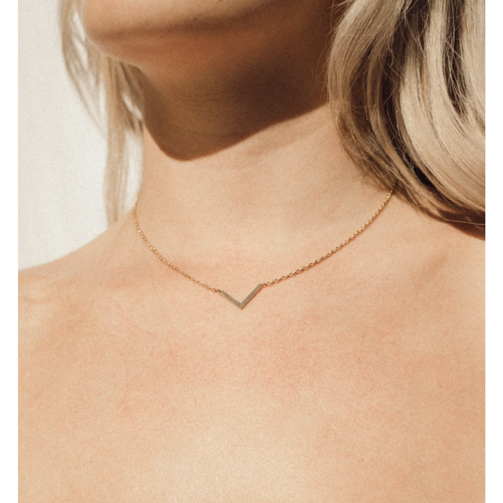 Lumiela 'Extraordinary Things Ahead' Gold Arrowhead Necklace by Lumiela