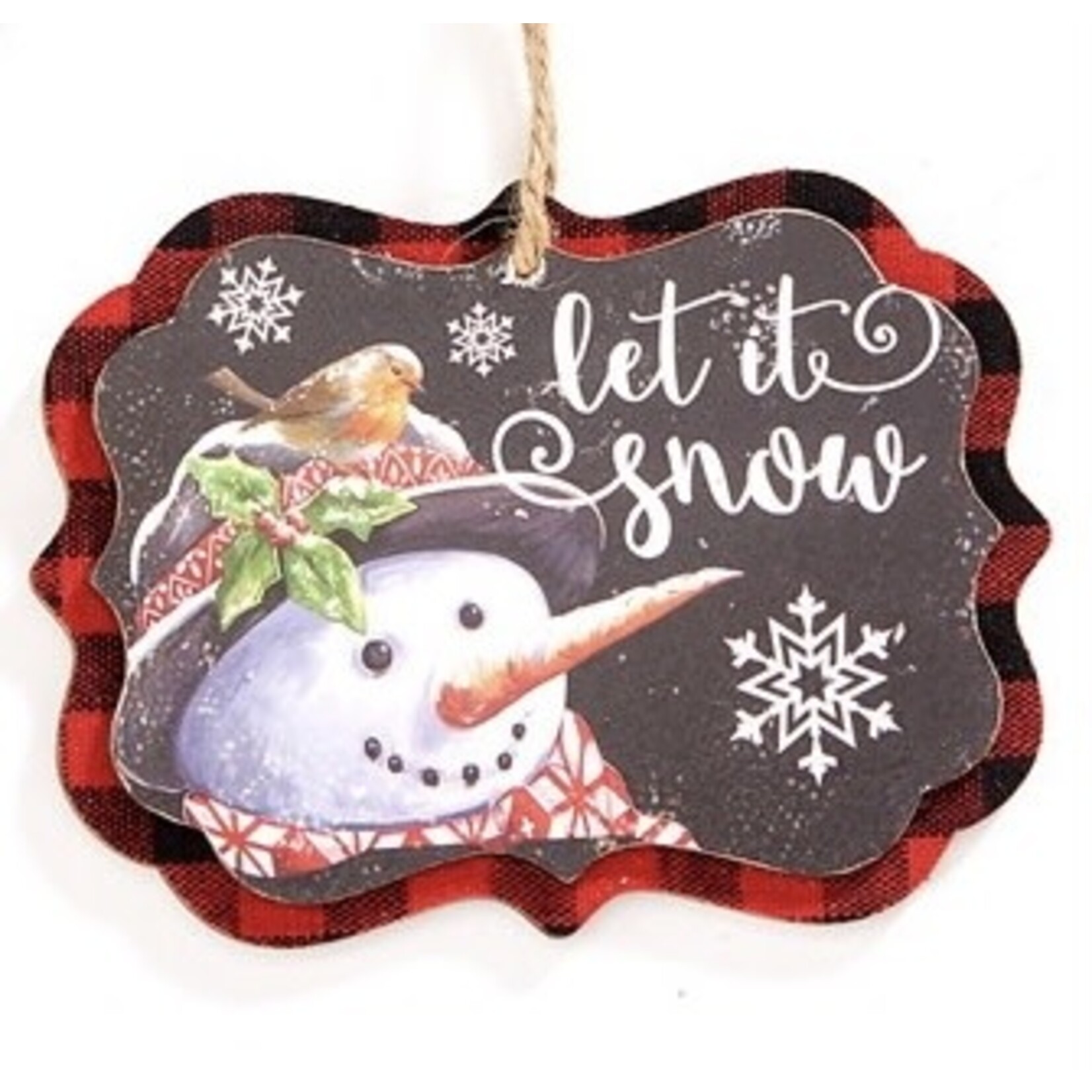 Giftcraft Christmas Sign Ornament
