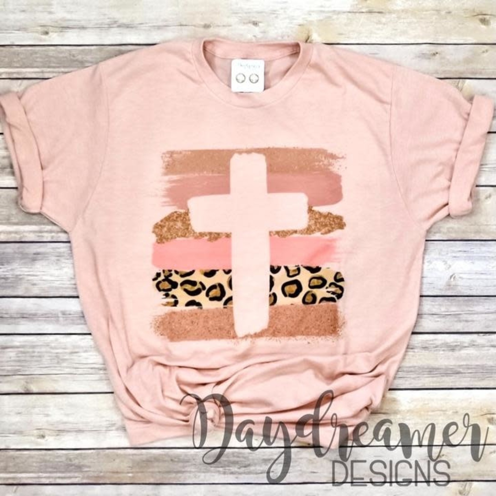 Daydreamer Designs Daydreamer Designs Brushstroke Cross T-Shirt