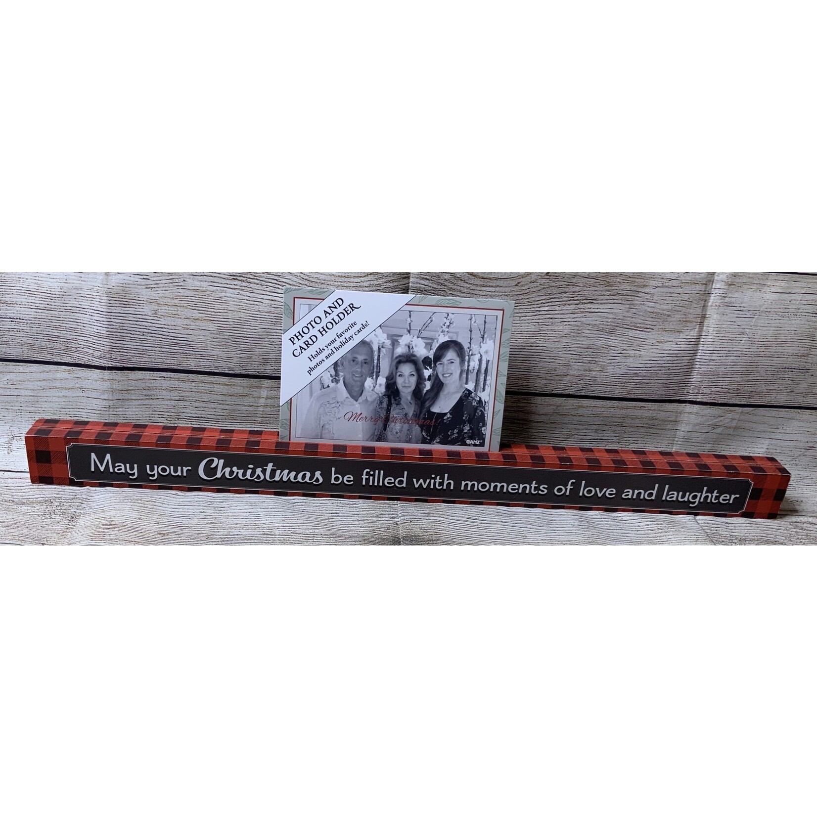 Ganz Christmas Photo/Card Holder Sign